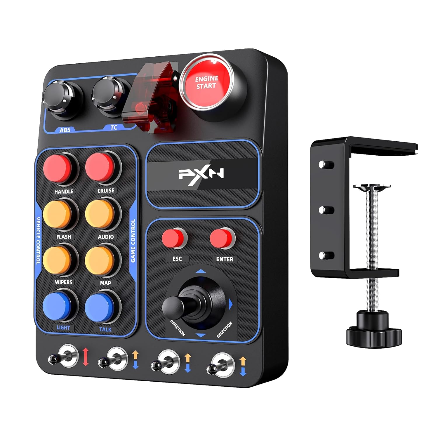 PXN CB1 Racing Button Box for American Truck Simulator PXN CB1 Racing Button Box for American Truck Simulator